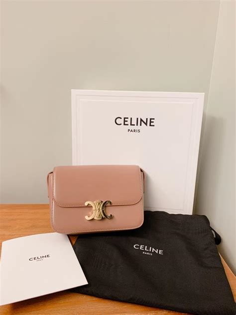 celine triomphe antique rose